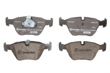 Гальмівні колодки дискові BREMBO P06 043X