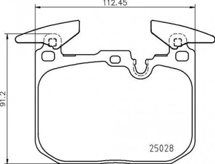 Гальмівні колодки дискові BREMBO P06 098 (фото 1)