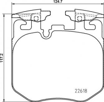 Гальмівні колодки дискові BREMBO P06 106 (фото 1)