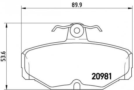 Гальмівні колодки дискові BREMBO P24 018