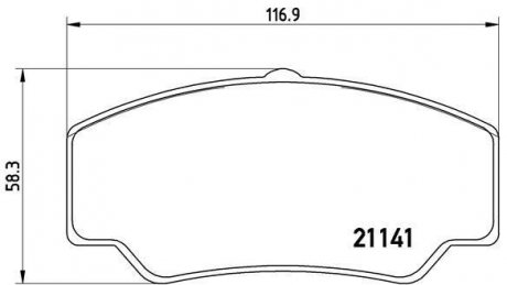 Гальмівні колодки дискові BREMBO P24 023 (фото 1)