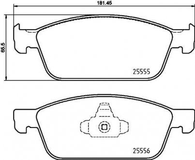 Гальмівні колодки дискові BREMBO P24 199