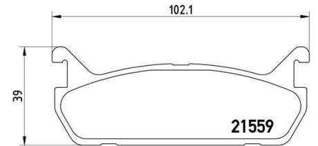 Гальмівні колодки дискові BREMBO P49 015