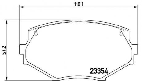 Гальмівні колодки дискові BREMBO P49 020