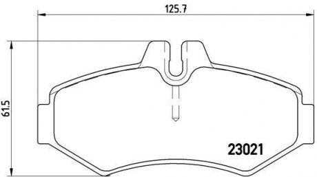 Гальмівні колодки дискові BREMBO P50 020