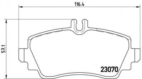 Гальмівні колодки дискові BREMBO P50 035