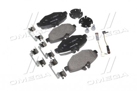 Колодка торм. диск. MB E-CLASS (W211), E-CLASS KOMBI (S211) передн. BREMBO P50049