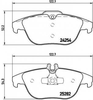 Колодки гальмівні дискові BREMBO P50 104