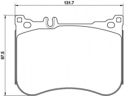 Гальмівні колодки дискові BREMBO P50 114