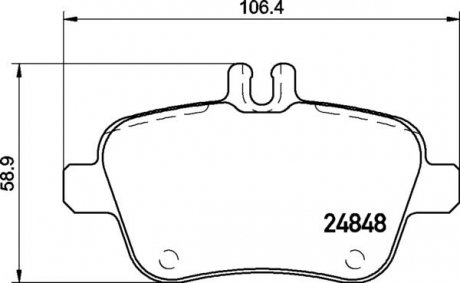 Гальмівні колодки дискові BREMBO P50 140 (фото 1)