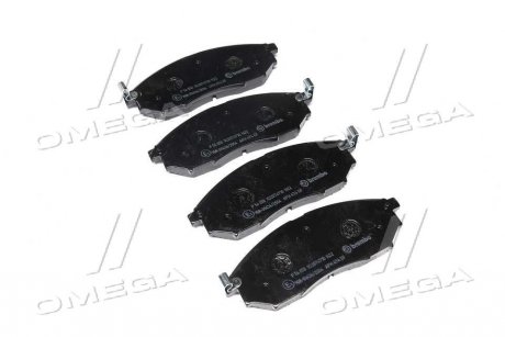 Колодка торм. диск. NISSAN QASHQAI, RENAULT KOLEOS передн. BREMBO P56058