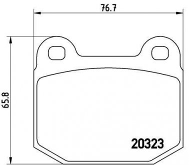 Гальмівні колодки дискові BREMBO P59 025