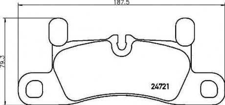 Колодки гальмівні дискові BREMBO P65 030