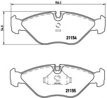 Гальмівні колодки дискові BREMBO P71 005