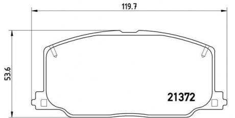 Гальмівні колодки дискові BREMBO P83 016