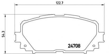 Гальмівні колодки дискові BREMBO P83 101