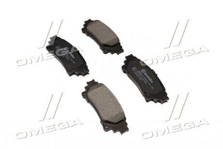 Колодка торм. диск. LEXUS RX, TOYOTA PRIUS задн. BREMBO P83152