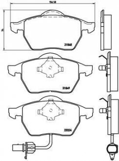 Колодки гальмівні дискові BREMBO P85 060