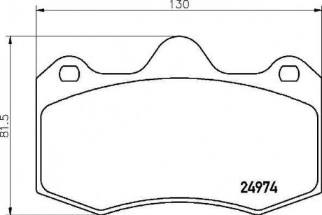 Гальмівні колодки дискові BREMBO P85 134