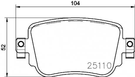 Гальмівні колодки дискові BREMBO P85 140