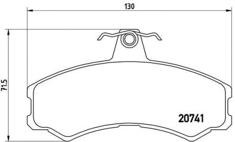 Гальмівні колодки дискові BREMBO PA6 024