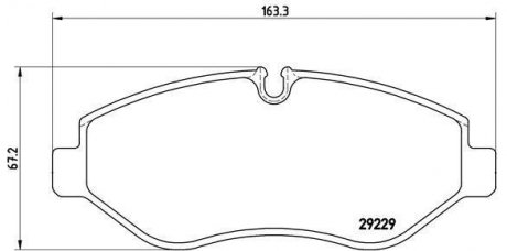 Гальмівні колодки дискові BREMBO PA6 026