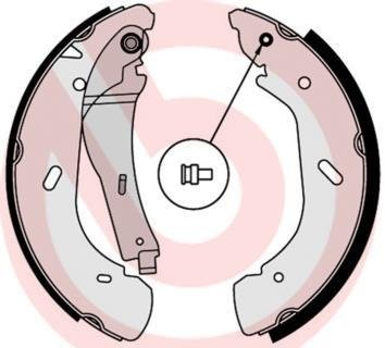 Гальмівні колодки барабанні BREMBO S56 513