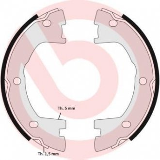 Гальмівні колодки барабанні BREMBO SA6 506