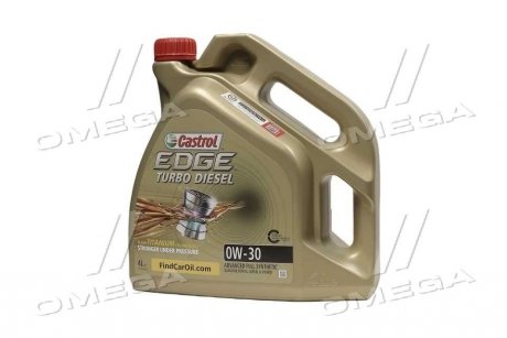 Олива моторна EDGE 0W-30 TURBO DIESEL (Каністра 4л) CASTROL 157E5C