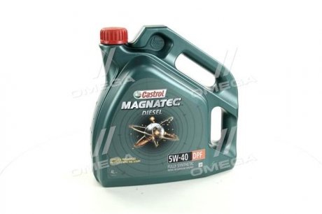 Масло моторн. Magnatec Diesel 5w-40 DPF (Канистра 4л) CASTROL 15C4AA