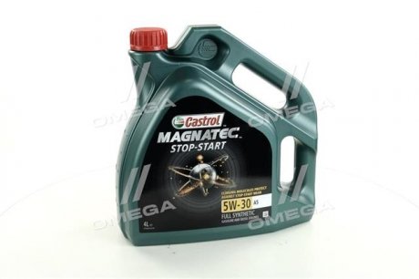 Олива моторна Magnatec Stop-Start 5W-30 A5 (Каністра 4л) CASTROL 15CA43