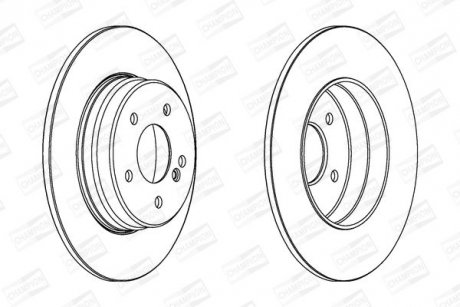 Диск гальмівний CHAMPION 562014CH