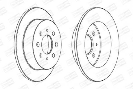 Диск гальмівний CHAMPION 562016CH