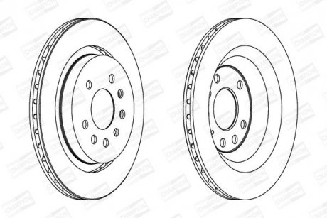 Диск гальмівний CHAMPION 562220CH