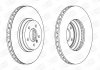 Диск гальмівний передній Bmw 3 (E90) (04-12), 3 Convertible (E93) (06-13) (562519CH-1) CHAMPION 562519CH1 (фото 1)