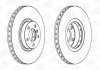 Диск гальмівний передній Bmw X5 (E70) (06-13), X5 (F15, F85) (13-18), X6 (E71, E72) (07-14) (562520CH-1) CHAMPION 562520CH1 (фото 1)