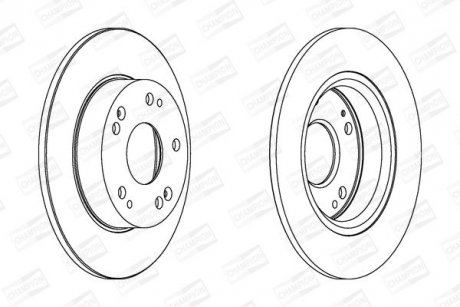 Диск гальмівний CHAMPION 562544CH