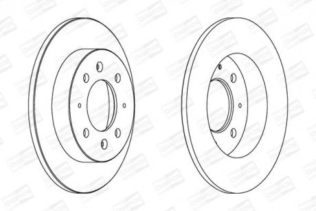 Диск гальмівний CHAMPION 562788CH