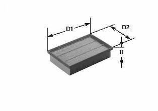 Фільтр повітряний MB SLK 2.0/2.3i 96-04 CLEAN FILTERS MA1344