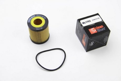 Фільтр масляний Mondeo III/IV/Mazda 3/6 1.8/2.0i 00- CLEAN FILTERS ML1703 (фото 1)