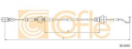 Трос акселератора COFLE 10.1415