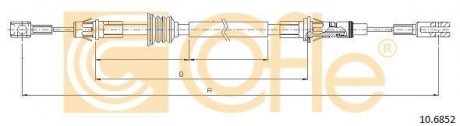 Трос ручника COFLE 10.6852 (фото 1)