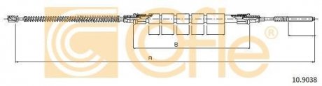 Трос ручника COFLE 10.9038 (фото 1)