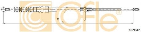 Трос ручника COFLE 10.9042