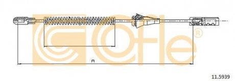 Трос ручника COFLE 11.5939