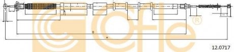 Трос ручника COFLE 12.0717