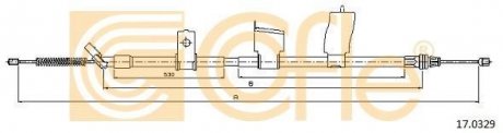 Трос ручника COFLE 17.0329