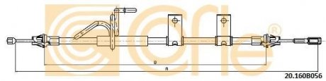 Трос ручника COFLE 20.160B056