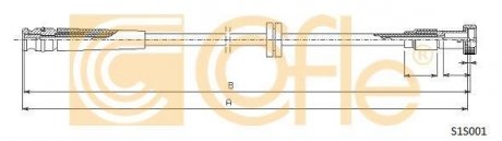 Трос спідометра COFLE S1S001