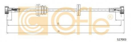 Трос спідометра COFLE S27003